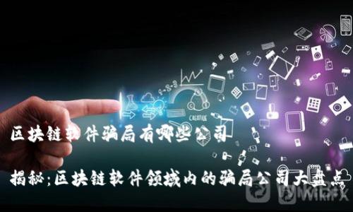 区块链软件骗局有哪些公司

揭秘：区块链软件领域内的骗局公司大盘点
